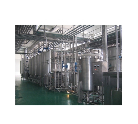 2000 KG Linha de processamento e embalagem de leite UHT com tecnologia avançada