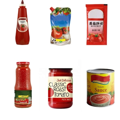 Máquinas de fabricação de purê de tomate para embalagens terminais Opção 3 embalagens pequenas de lata