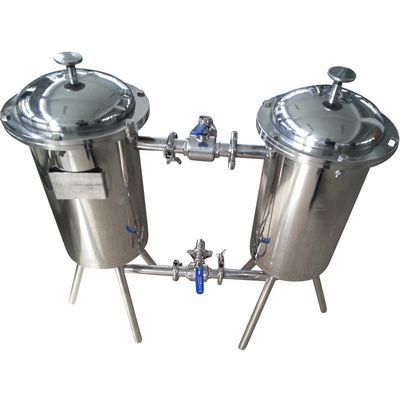 Filtro duplex de leite 3000L/H com tecnologia e material SS304