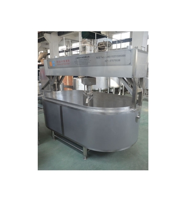 Máquinas de processamento de queijo de tamanho padrão para eficiência de produção de queijo de 500 kg