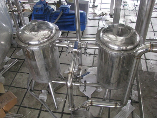 Filtro duplex de leite 3000L/H com tecnologia e material SS304