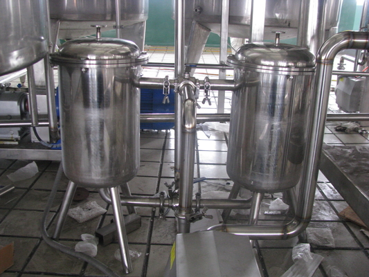 Filtro duplex de leite 3000L/H com tecnologia e material SS304