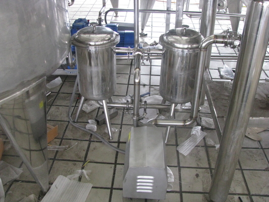 Filtro duplex de leite 3000L/H com tecnologia e material SS304
