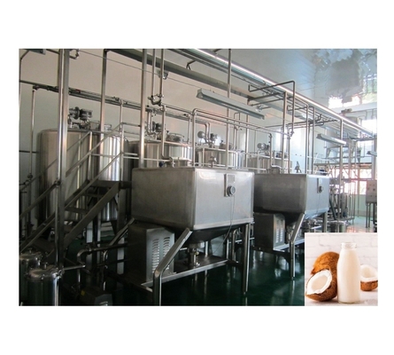 Processamento asséptico Tipo 3 Linha de produção de cartões de leite de soja para bebidas de leite de coco UHT