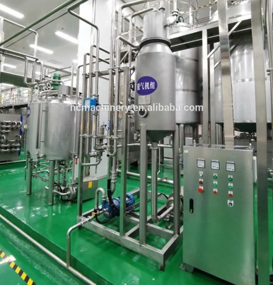 Processamento asséptico Tipo 3 Linha de produção de cartões de leite de soja para bebidas de leite de coco UHT