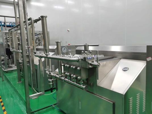 Processamento asséptico Tipo 3 Linha de produção de cartões de leite de soja para bebidas de leite de coco UHT