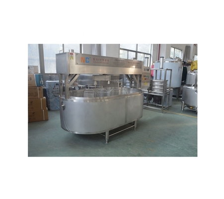 500L-10000L/T Capacidade Queijo IVA Máquina de fabricação de queijo Componentes mundiais