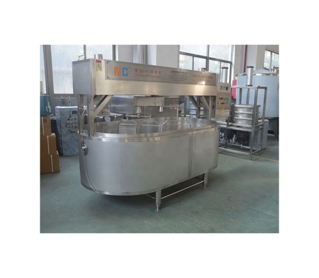 500L-10000L/T Capacidade Queijo IVA Máquina de fabricação de queijo Componentes mundiais