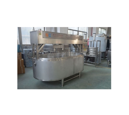 500L-10000L/T Capacidade Queijo IVA Máquina de fabricação de queijo Componentes mundiais