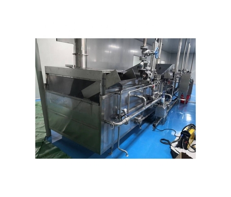 Máquina de esterilização de banho de água 220/380/440v para linha de processamento de iogurte em bebidas alimentares