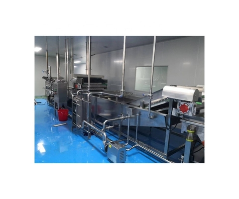 Máquina de esterilização de banho de água 220/380/440v para linha de processamento de iogurte em bebidas alimentares