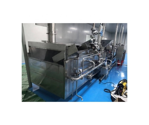 Máquina de esterilização de banho de água 220/380/440v para linha de processamento de iogurte em bebidas alimentares