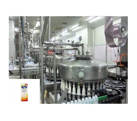 Linha de processamento de leite de soja orgânico com material de aço inoxidável 304/316L