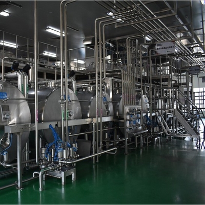 Linha automática de processamento de leite de arroz de 5000 b/h com embalagem de garrafas