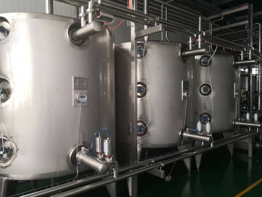 Linha automática de produção de bebidas
