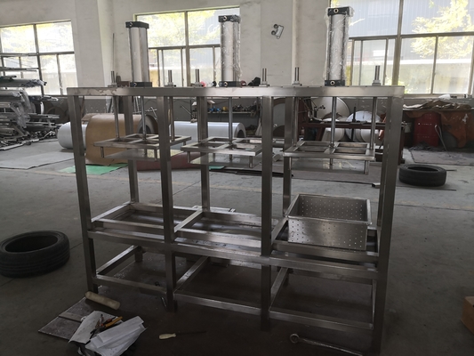 Grade alimentar Tipo quadrado 300 kg/h Prensa de queijo com tensão 110V/220V/380V/415V/440V