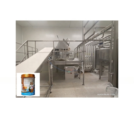 Linha de produção de leite de camelo em pó de tamanho padrão com produção de 2000 kg