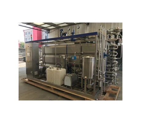 7.5 Kw UHT Esterilizador de leite Pasteurizador tubular com material e desempenho