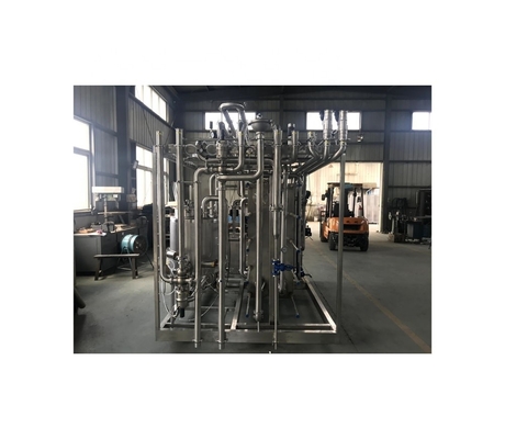 7.5 Kw UHT Esterilizador de leite Pasteurizador tubular com material e desempenho