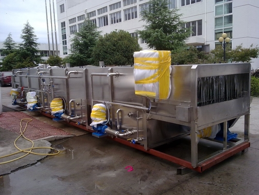 2.2KW túnel de arrefecimento para pasteurização e arrefecimento de frutas
