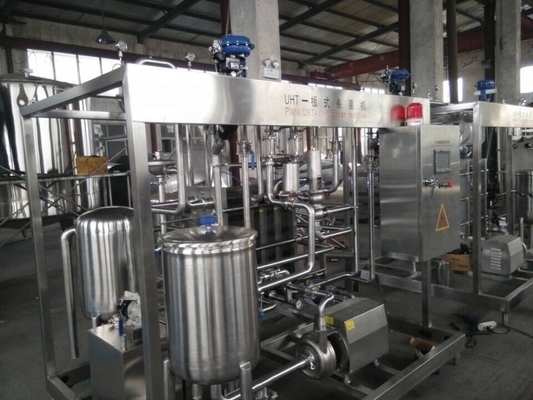 Máquina de pasteurização de leite de 1000L/H com temperatura do esterilizador de 115-135 graus