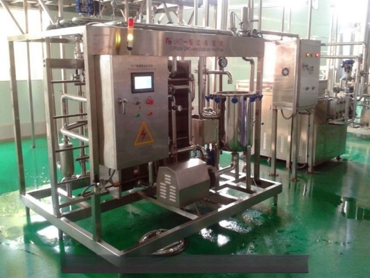 Máquina de pasteurização de leite de 1000L/H com temperatura do esterilizador de 115-135 graus