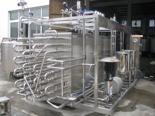 220V/380V/415V/440V Industrial 2000L/H Leite de leite Bebidas Pasteurizador Máquina Leite de vaca