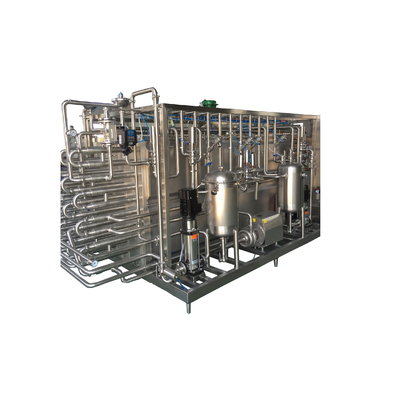 Esterilizador UHT de leite asséptico totalmente automático tubular tipo 6000L/H para processamento de leite