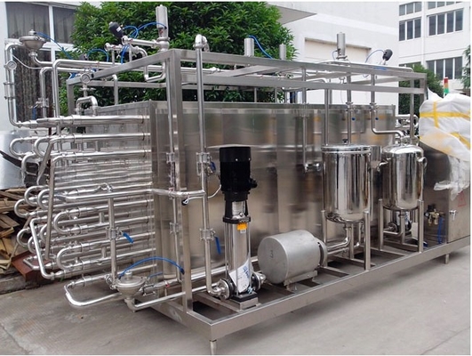 Esterilizador UHT de leite asséptico totalmente automático tubular tipo 6000L/H para processamento de leite