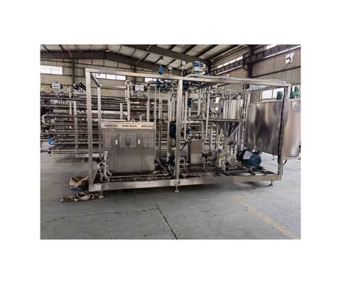 Tomate Puree Mango Concentrate Pulp Tube in Tube Sterilizer com temperatura de entrada de 20-30°C
