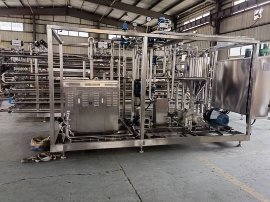 380V/440V Voltagem UHT Esterilizador Tubular para Linha de Processamento de Leite