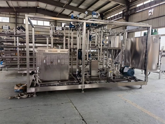 380V/440V Voltagem UHT Esterilizador Tubular para Linha de Processamento de Leite