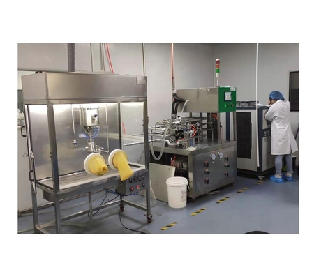 Mini Laboratório UHT Esterilizador Plantas de Produção de Leite com 1800*800*1200mm Tamanho
