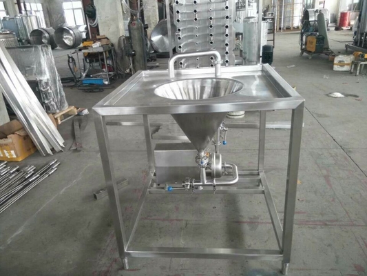 Máquina de mistura vertical de água e leite em pó de 175 kg com mistura para manutenção em campo