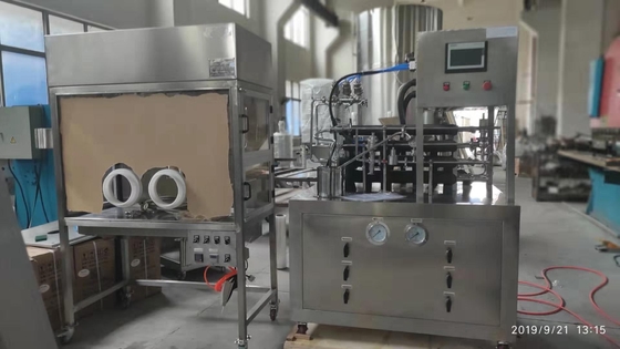 Mini Laboratório UHT Esterilizador Plantas de Produção de Leite com 1800*800*1200mm Tamanho