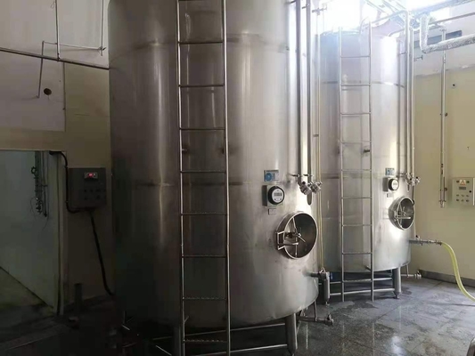 Tanque de armazenamento de leite de grande capacidade de 5000L para exploração agrícola