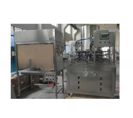 SUS304/SUS316 Esterilizador e máquina de enchimento de leite fresco para produção em grande escala