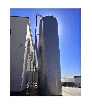 20T-100T Capacidade Silo de leite ao ar livre Aço inoxidável 304/316L Material 2.2kw Potência