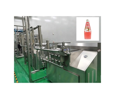 Máquina de embalagem de leite de coco 2000 kg Linha de produção de leite para processamento de leite de soja tipo 3