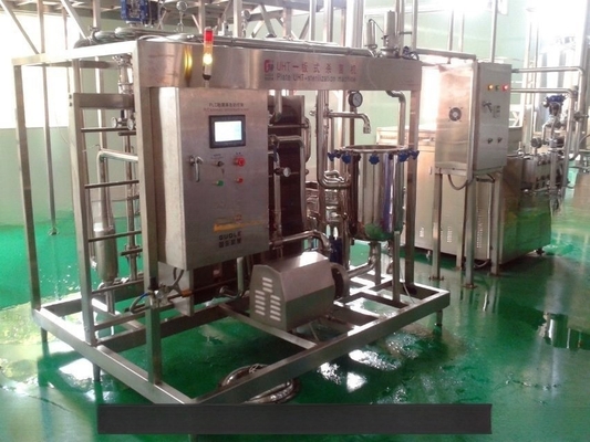 1000L/H Esterilizador de processamento de explorações agrícolas Pasteurizador de leite para máquina de pasteurização de leite