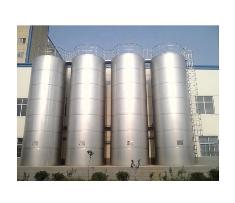 Normas de armazenagem higiénica Silos refrigerados com agitador e indicador de nível