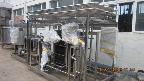 1000L/H Esterilizador de processamento de explorações agrícolas Pasteurizador de leite para máquina de pasteurização de leite