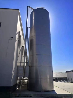 Normas de armazenagem higiénica Silos refrigerados com agitador e indicador de nível