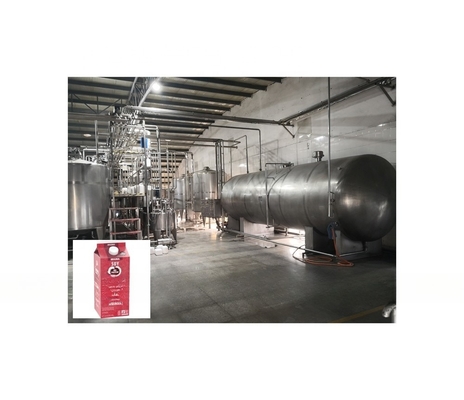 2000 KG Produto final Linha avançada de processamento de leite de soja para produção de leite de leite