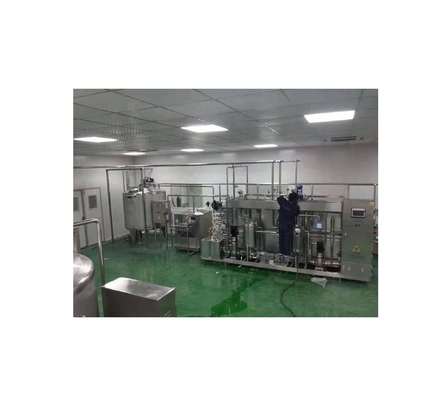 Linha de processamento de leite polido espelho para produção suave e consistente de leite de aveia