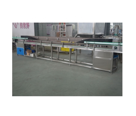 Esterilizador invertido de garrafas de plástico PET com potência de 7,5 kW e velocidade de correia de 4-20 m/min