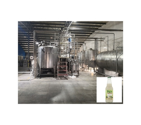 Linha de processamento variável de leite de soja com flexibilidade 2000 kg Produção de leite de noz