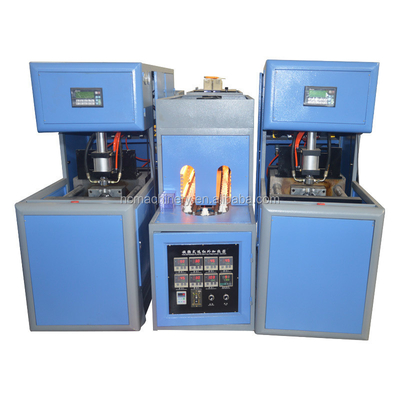 Equipamento automático de sopro de garrafas com força de aperto de 35 kN e altura máxima da garrafa de 380 mm