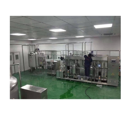 Linha de processamento de leite de aveia pasteurizada de tensão ultra alta e contínua
