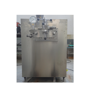 Efeito emulsionante 1500L/H Homogeneizador de sorvete duro de alta pressão para produção de iogurte